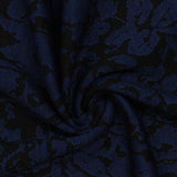 Blue Abstract Jacquard, Polyester — photo 3