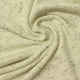 Light Yellow Marl French Terry, Cotton-Poly — photo 3