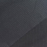 Dark Grey Vertical-Stripe Rib Knit, Viscose-Poly — photo 3