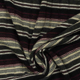 Dark Grey Horizontal-Stripe Rib Knit, Polyester — photo 3