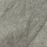 Heather Grey Marl Rib Knit, Poly-Cotton — photo 3