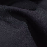 100% Polyester Interlock Knit Fabric, 265 gsm, 154 cm — Black — photo 3