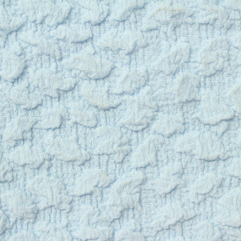 Light Blue Tone-on-Tone Crepe, Polyester
