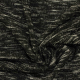Black Marl Chunky Knit, Poly-Viscose — photo 3