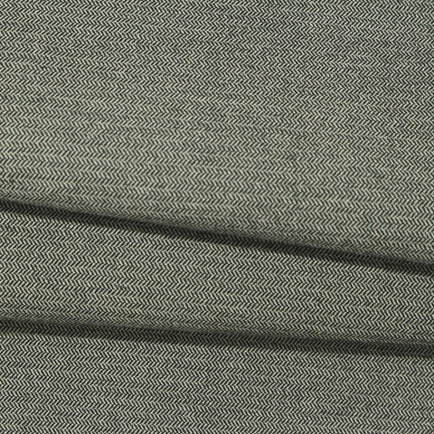 Black Herringbone Twill, Viscose-Nylon