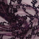 Jacquard Flocked 100% Polyester Knit Fabric, 50 gsm, 150 cm — Purple — photo 3
