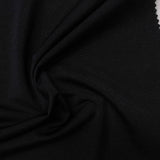Polyester Stretch Chunky Knit Fabric, 195 gsm, 190 cm — Black — photo 3