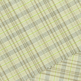 Green Vertical-Stripe Woven, Poly-Viscose — photo 3