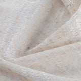 Light Beige Stripes Chunky Knit, Poly-Linen — photo 3