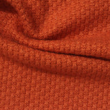 Jacquard Viscose Polyester Blend Chunky Knit Fabric, 428 gsm, 144 cm — Orange — photo 3