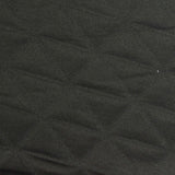 Black Tone-on-Tone Chevron Interlock Knit, Polyester — photo 3