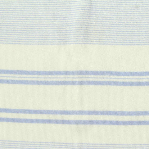 Light Blue Stripes Jersey Knit, Viscose, 175 gsm