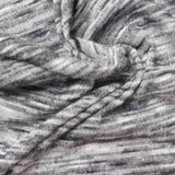 Grey Heathered-Marl Chunky Knit, Viscose-Poly — photo 3