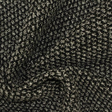 White Textured-Fleck Jersey Knit, Polyester — photo 3
