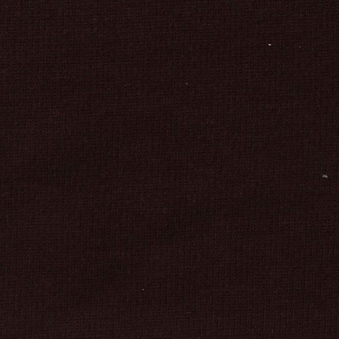 Brushed Polyester Cotton Rib Knit Fabric, 260 gsm, 165 cm — Brown