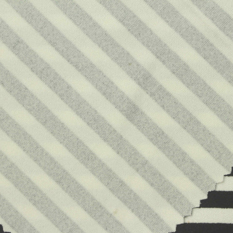 Black Stripes Scuba Knit, Polyester