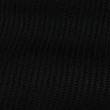 100% Polyester French Terry Fabric, 262 gsm, 170 cm — Black — photo 3