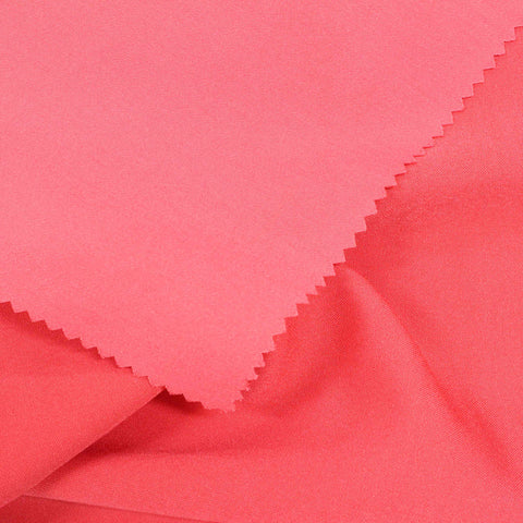 Polyester Viscose Stretch Satin Fabric, 240 gsm — Pink