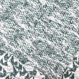 Dark Green Abstract Chunky Knit, Cotton-Poly — photo 3