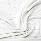 White Marl French Terry, Polyester — photo 3