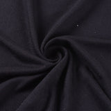 Viscose Stretch Jersey Knit Fabric, 220 gsm, 150 cm — Black — photo 3