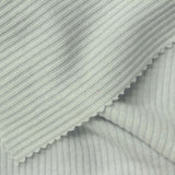Brushed Polyester Viscose Stretch Rib Knit Fabric, 181 gsm, 172 cm — Green — photo 3