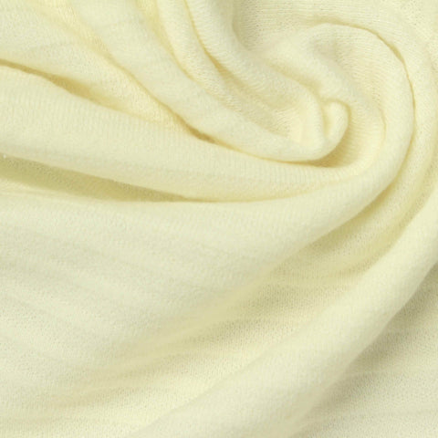 Polyester Viscose Stretch Knit Fabric, 240 gsm, 175 cm — Yellow