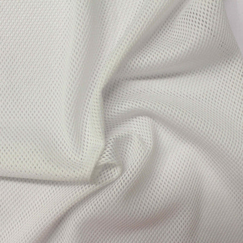 100% Polyester Warp Knit Fabric, 65 gsm, 170 cm — White