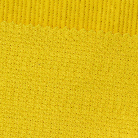 Polyester Stretch Knit Fabric, 375 gsm, 165 cm — Yellow