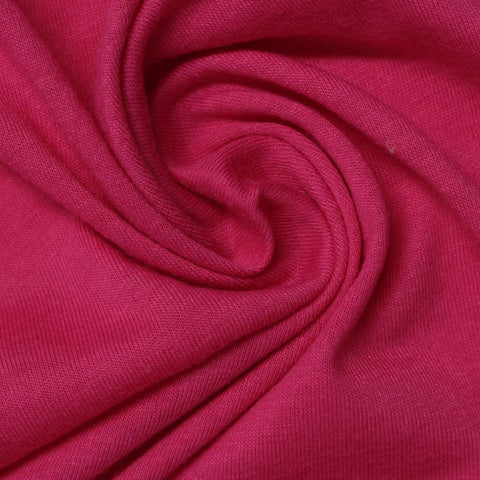 Polyester Cotton Jersey Knit Fabric, 140 gsm, 160 cm — Pink