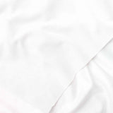 White Horizontal-Stripe Jersey Knit, Viscose — photo 3