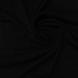 Viscose Stretch Jersey Knit Fabric, 155 gsm, 150 cm — Black — photo 3