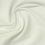 Cotton Polyester Stretch French Terry Fabric, 255 gsm, 162 cm — White — photo 3