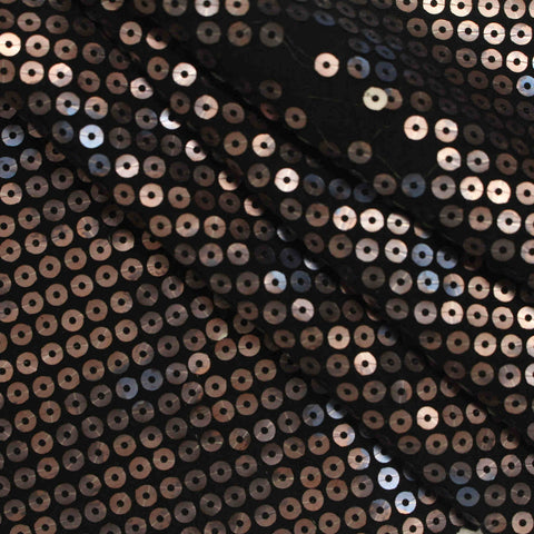 Bronze Dots Jersey Knit, Cotton-Modal