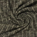 Light Grey Marl Rib Knit, Viscose-Poly — photo 3