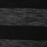 Striped Polyester Viscose Stretch Knit Fabric, 132 gsm, 145 cm — Black — photo 3