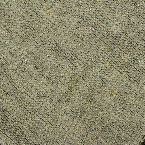 Viscose Polyester Metallic Stretch Chunky Knit Fabric, 278 gsm, 130 cm — Grey