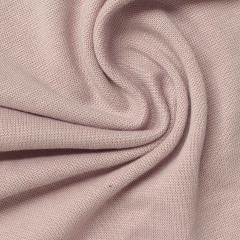 Polyester Stretch Rib Knit Fabric, 320 gsm, 160 cm — Pink