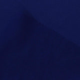 Polyester Stretch Linen-Look Fabric, 210 gsm, 160 cm — Navy — photo 3