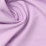 Cotton Stretch French Terry Fabric, 220 gsm, 180 cm — Purple — photo 3