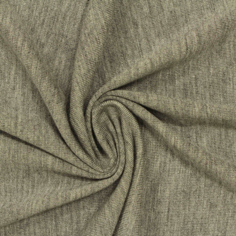Heathered Grey Marl Jersey Knit, Viscose, 148 gsm