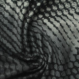 Grey Geometric-Circle Birdseye Knit, Polyester — photo 3