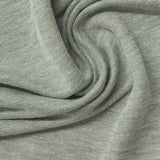 Heathered Grey-Green Marl Piqué Knit, Viscose-Nylon — photo 3