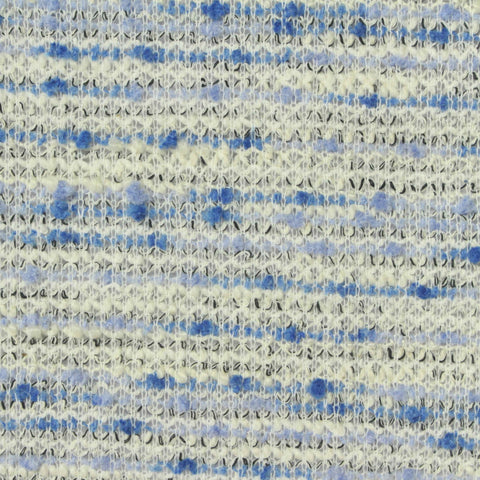 White Marl Chunky Knit, Poly-Cotton, 230 gsm