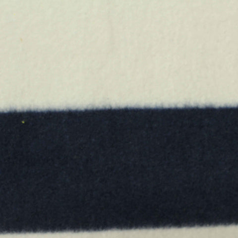 Navy Horizontal-Stripe Knit, Polyester, 190 gsm