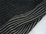 Jacquard Cotton Stretch Knit Fabric, 221 gsm, 152 cm — Black — photo 3