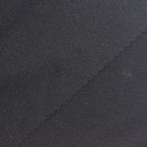 Dark Grey Marl Interlock Knit, Poly-Viscose, 300 gsm, 155 cm