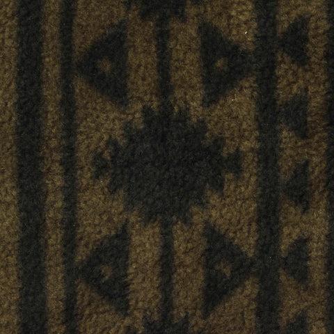 Dark Brown Geometric Jacquard, Polyester