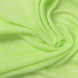 Light Lime Heathered-Marl Rib Knit, Poly-Viscose — photo 3