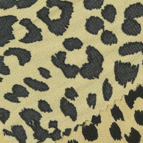 Black Leopard Satin, Polyester
